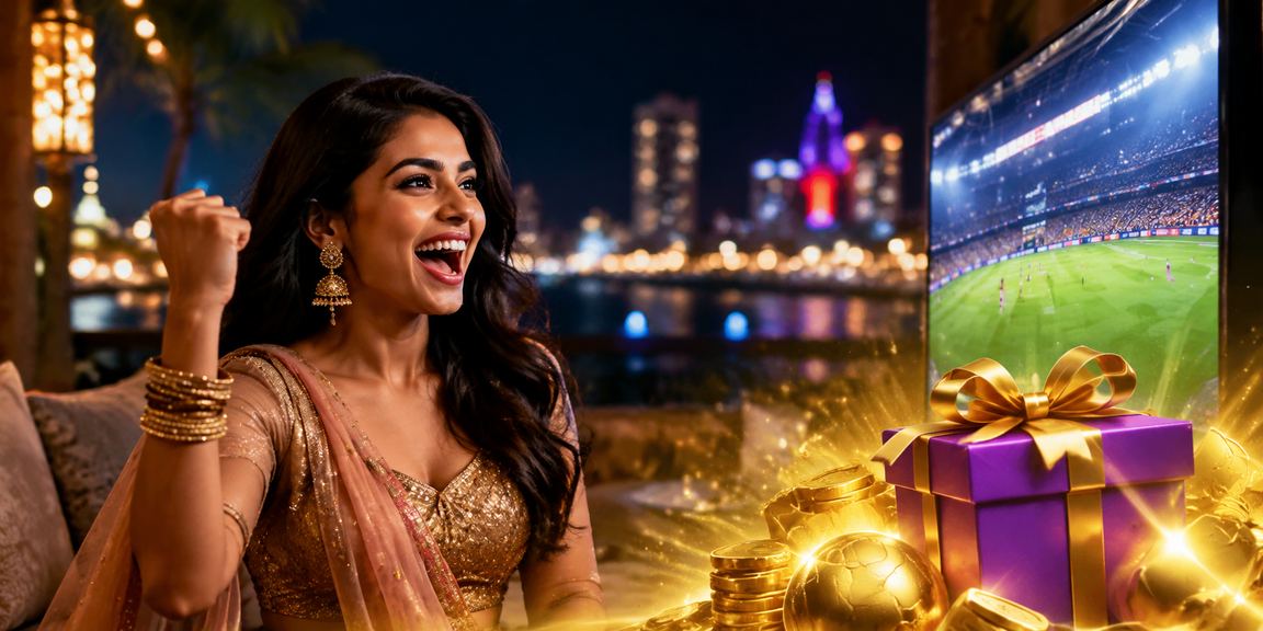 Bollywood style casino register bonus promotion in India